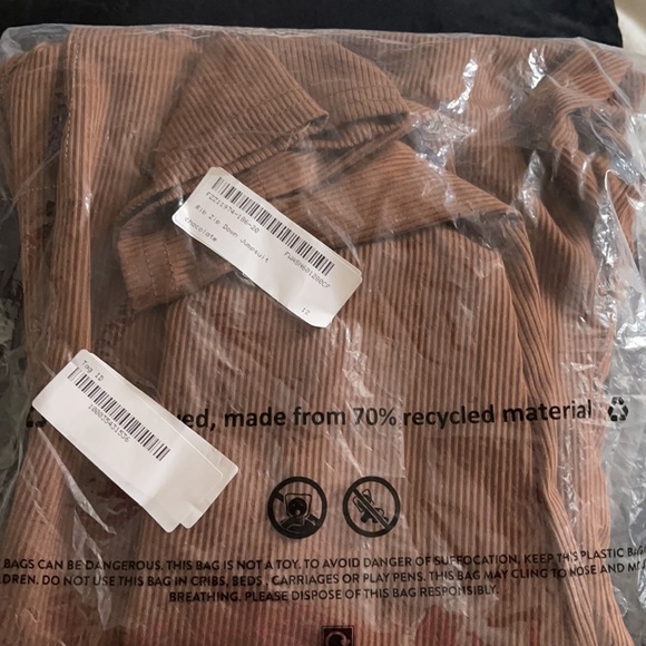 Boho rib jumpsuit - Picture 4 of 4